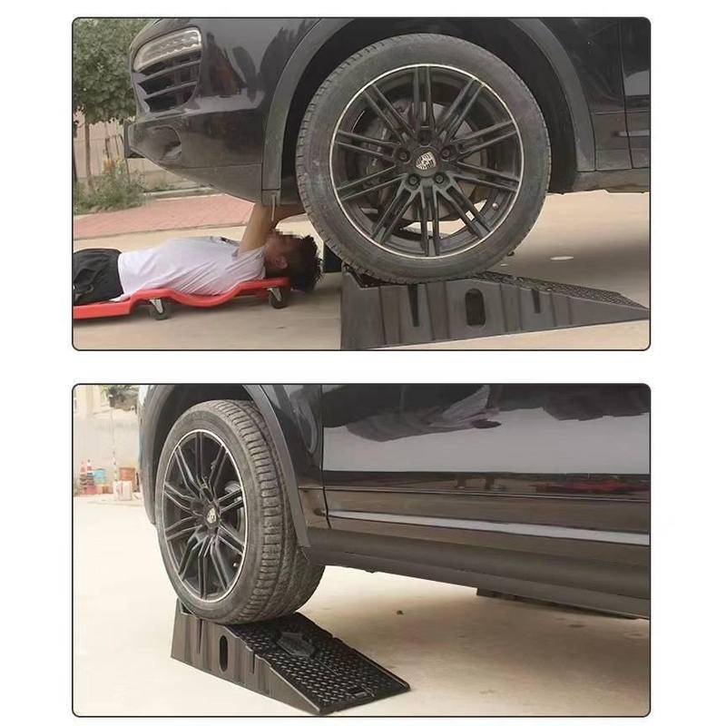 2PCS car anti slip plastic car maintenance bracket, maintenance ramp ...