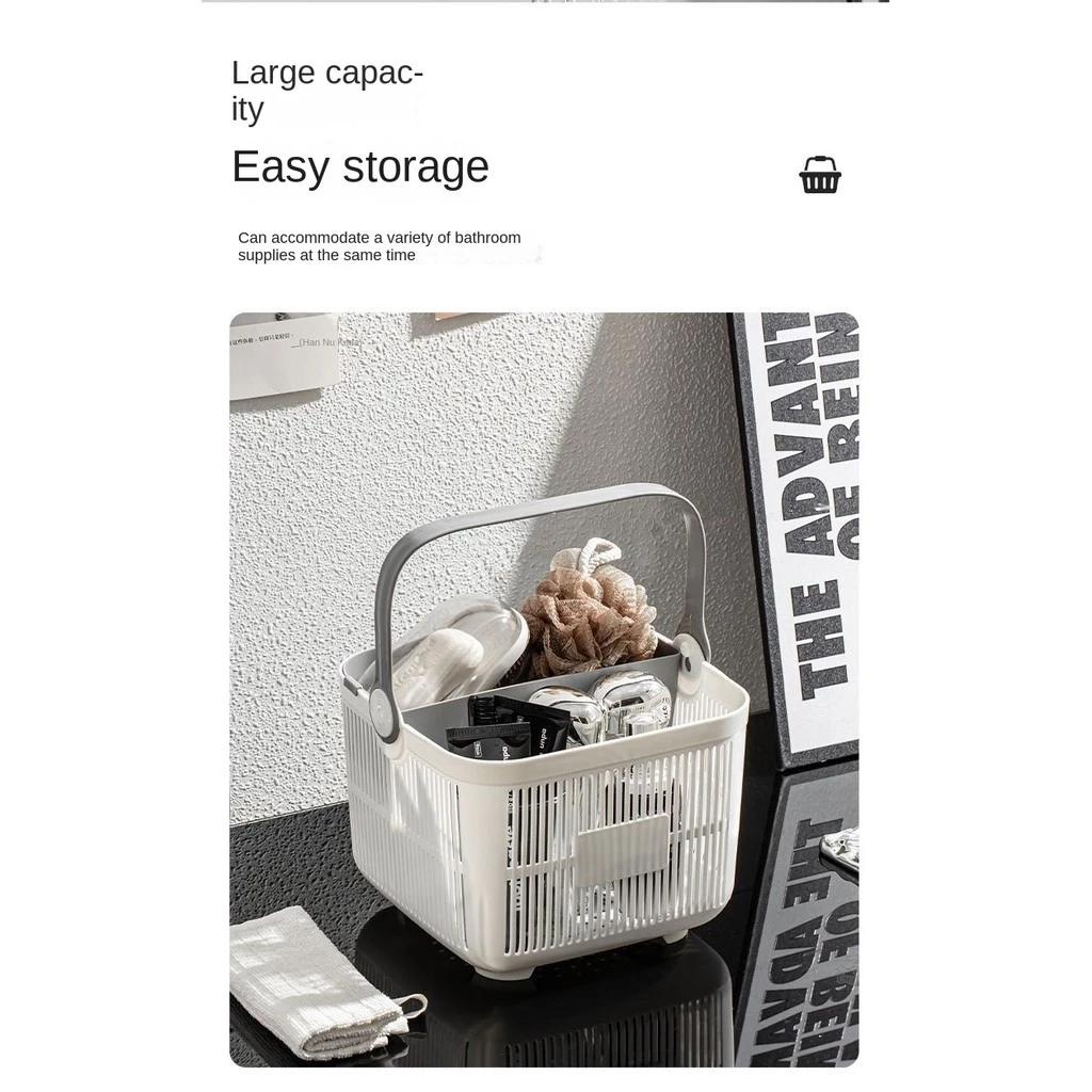 Double layer detachable wash basket with dry and wet separation ...