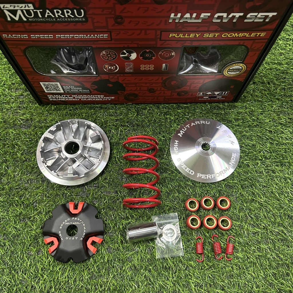 Mutarru Half CVT Racing Pulley Set For Mio i 125/Click/Nmax/Aerox ...