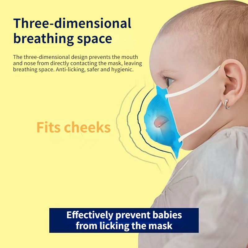 10 PCS Baby Mask 3D Stereoscopic Protective Mask Infant Face Mask ...