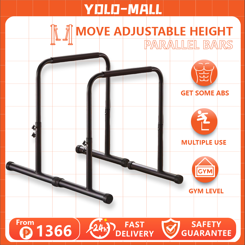 Heavyduty pushup parallel bars Portable home Gym Weight training