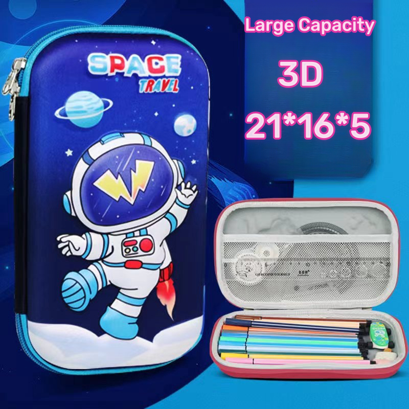 Timi Large Capacity 3D Unicorn Pencil Case EVA Waterproof Pencil Bag