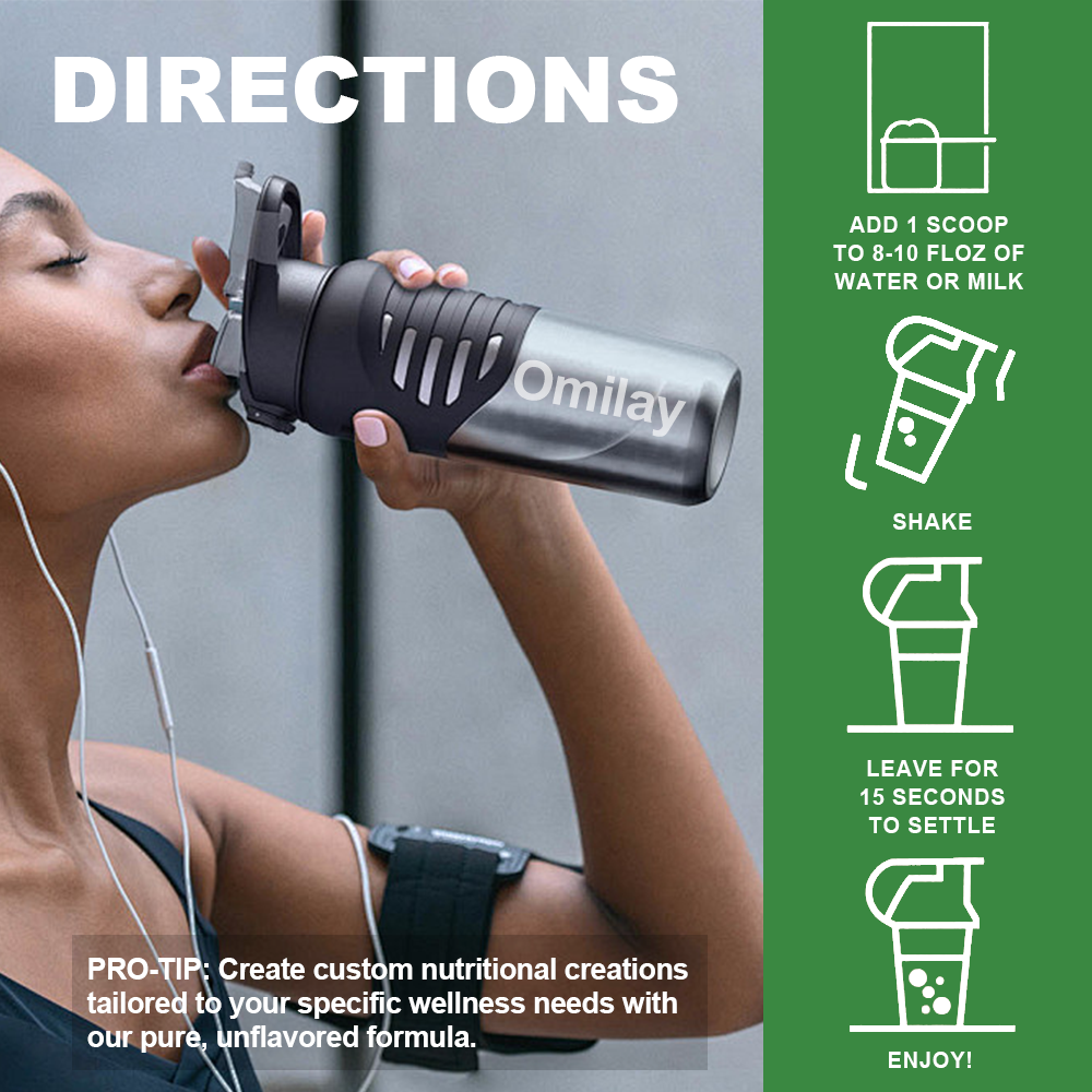 Omilay BCAA Powder Muscle Recovery Drink Supplement Branched Chain