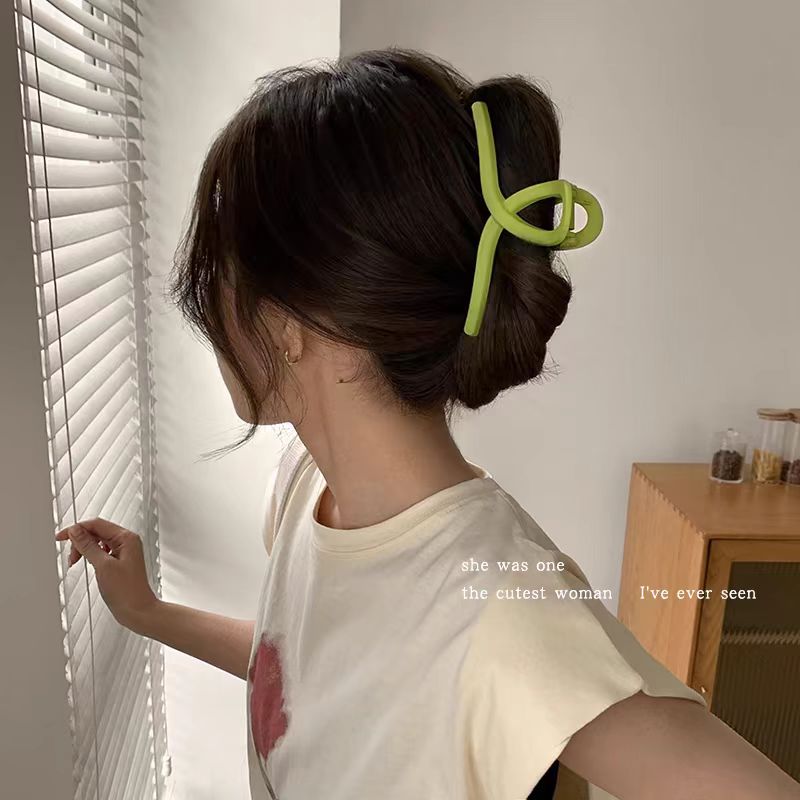 【8pcs/Set】Acrylic Hair Accessories Clip Shark Clip Flower Hair Clip