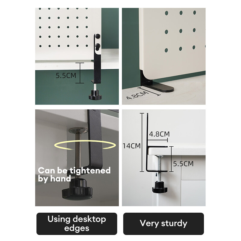 Desk Organizer Desktop Rack Partition Storage Rack Vertical Frame With ...