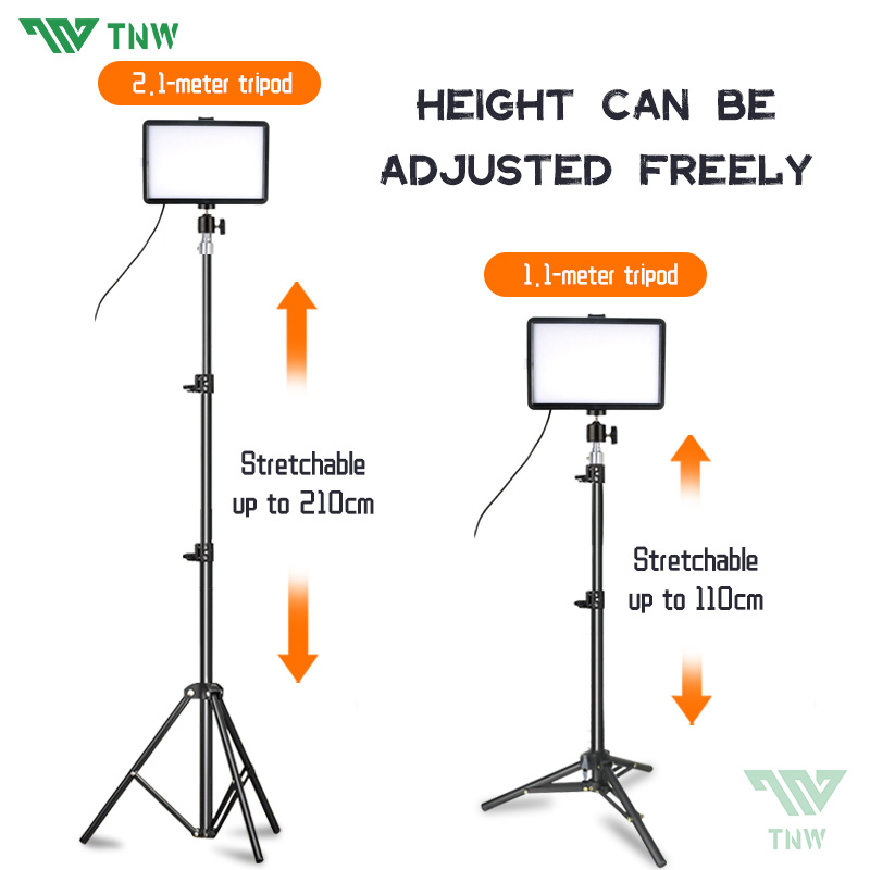TNW 6/8inch Fill Light LED Video Panel Makeup LED With Tripod Stand ...