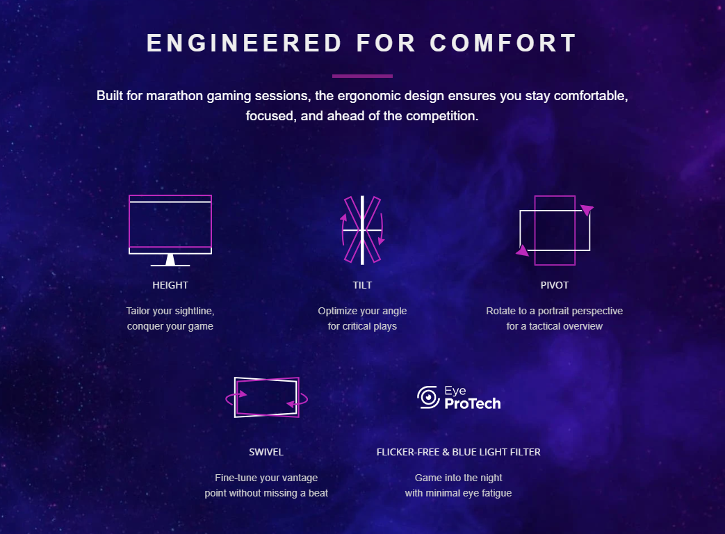 Itw Viewsonic Gaming Monitor XG27362K 27" 2560 x 1440 QHD / 240Hz / IPS / 0.5ms MPRT Shopee