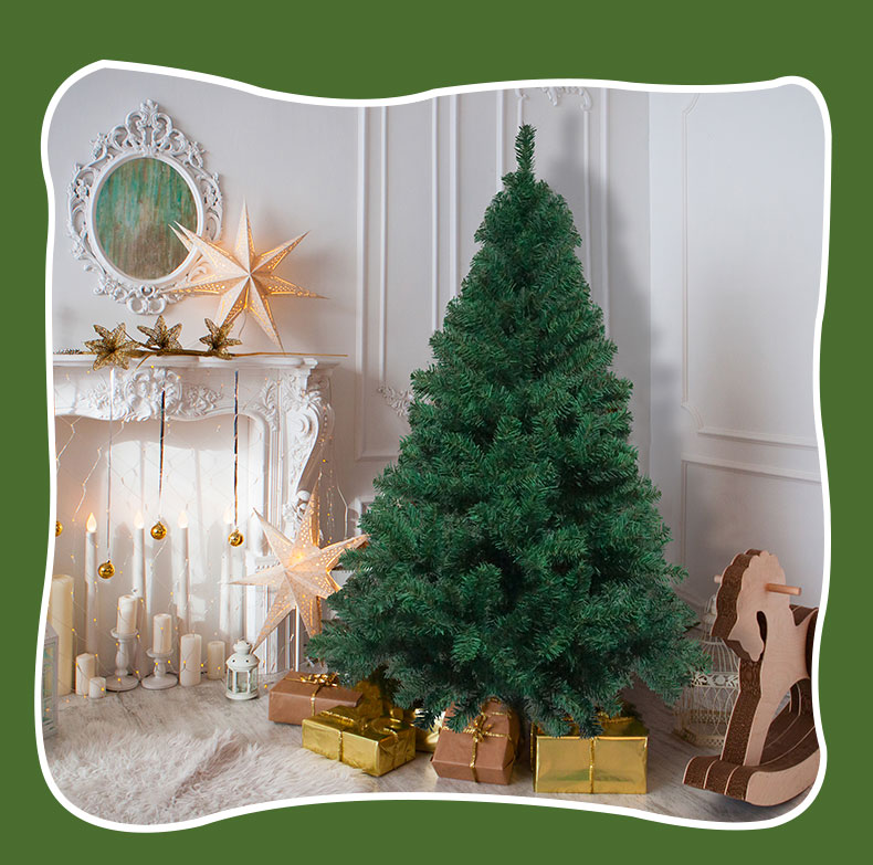 120-210CM Christmas Tree Handmade PVC Christmas Tree Indoor Outdoor ...