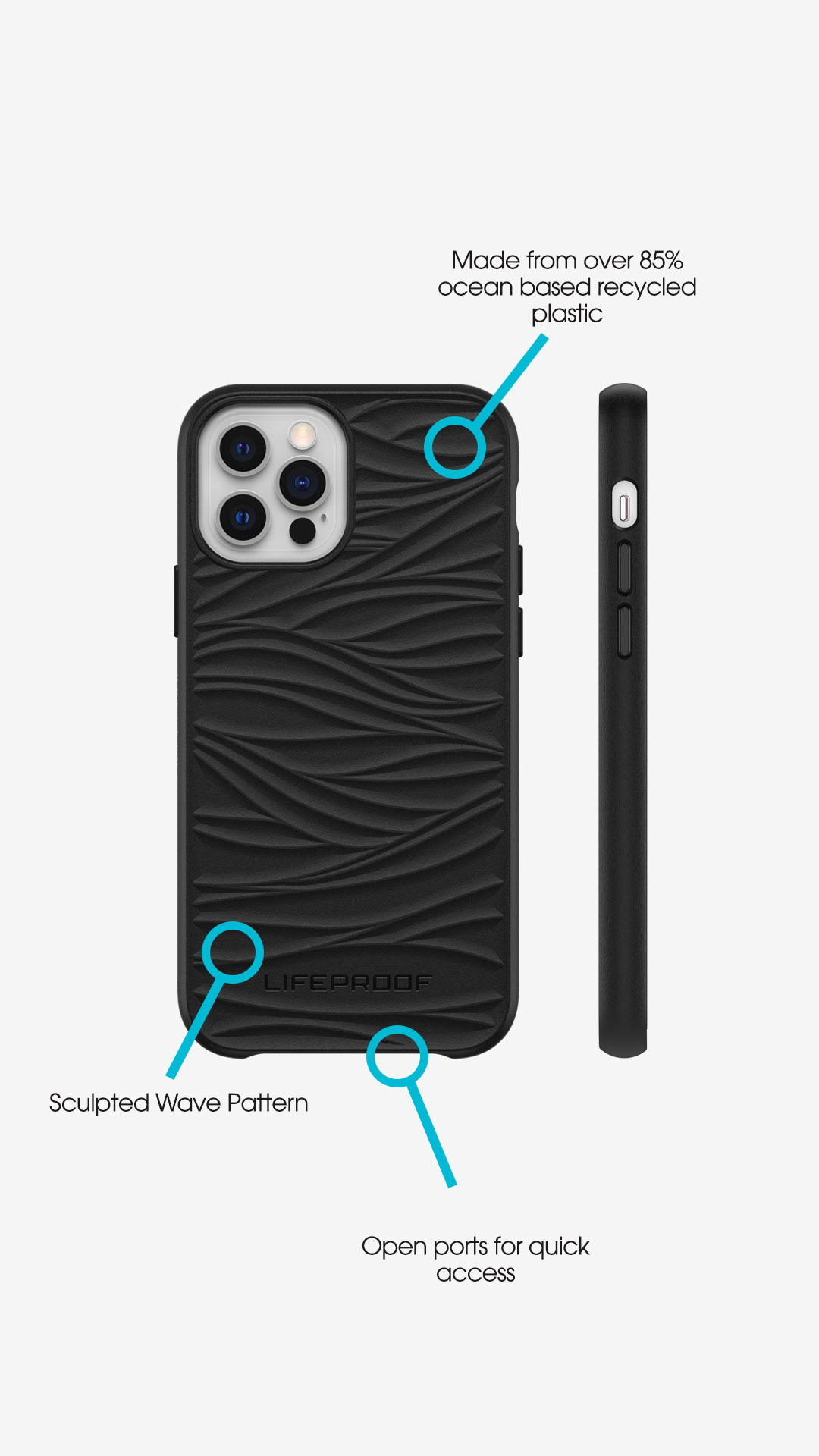 LifeProof Slim Case for iPhone 12 Mini | Wake Black / Neptune | Shopee ...