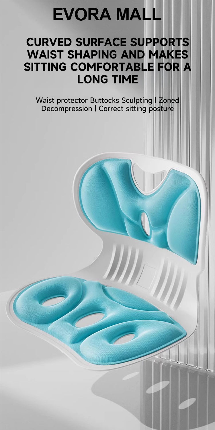 Evora Posture Corrector Chair LumbarBack Support Chair Cushion Curable ...