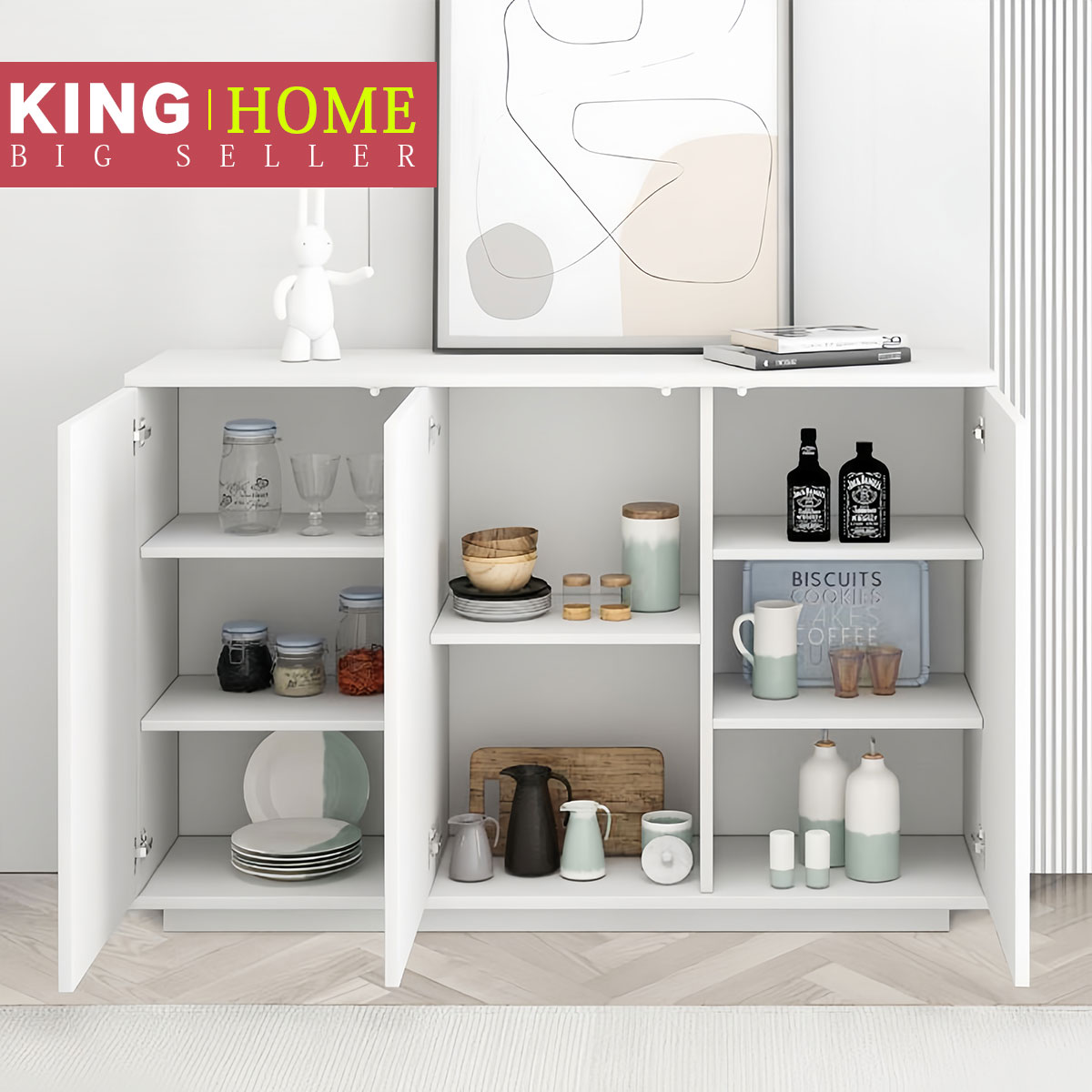 Multi purpose wooden partition storage cabinet, large capacity cabinet ...