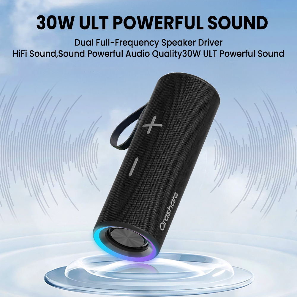 Orashare BS04 Ultra Bluetooth Speaker 30W ULT Powerful Sound With RGB ...