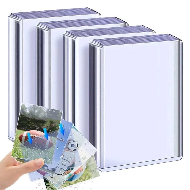5Pcs Transparent PVC Card Protective Sleeves/Anti-scratch Playing Games ...