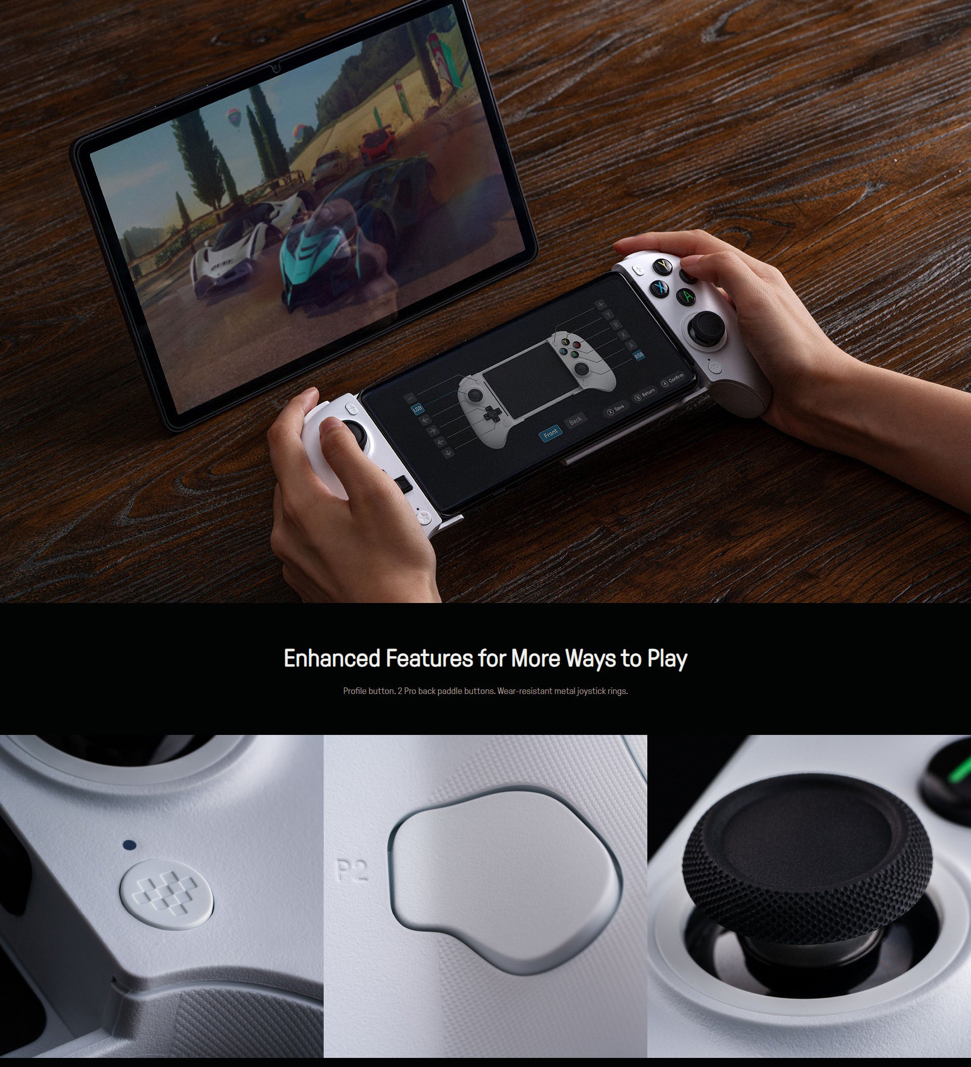 8Bitdo Ultimate Mobile Gaming Controller for Android (White, Black ...