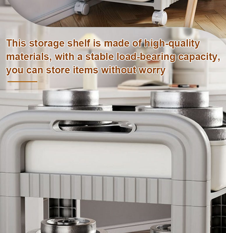 SK Moving Rack Bookshelf with Wheels Multi-functional Organizer ...