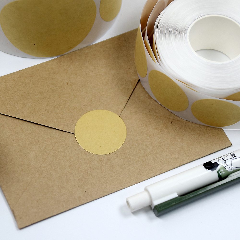 THE NEW 1Roll 500 pcs Thank You Thankyou Flower Round Seal Sticker Tags ...