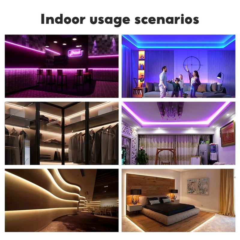 20M Christmas Lights Warm/White Led Strip Lights Fairy Light Xmas ...