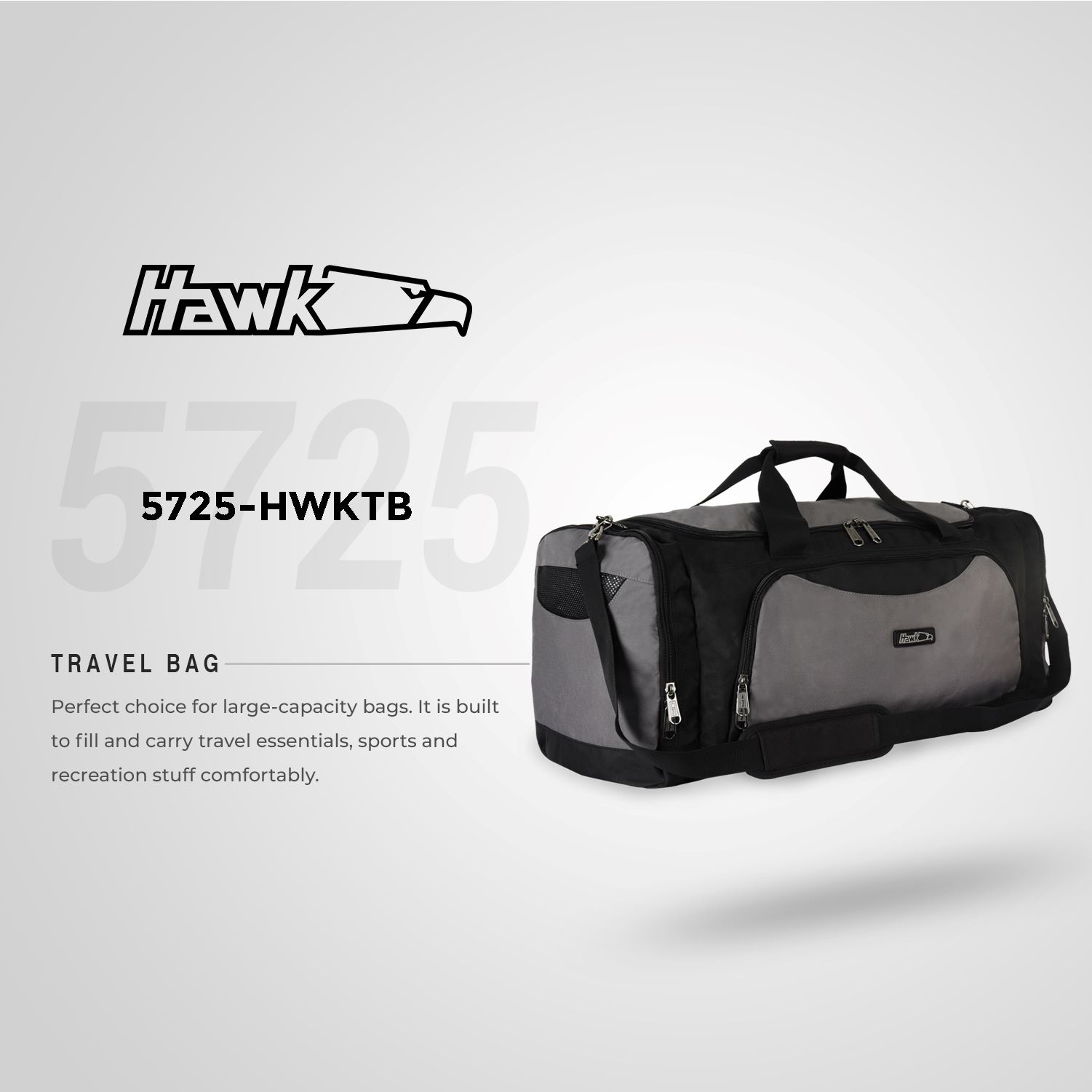 Hawk 5725 Travel Bag Shopee Philippines