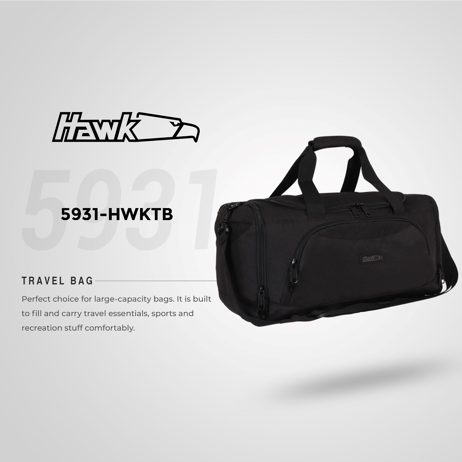 Hawk 5931 Travel Bag Shopee Philippines