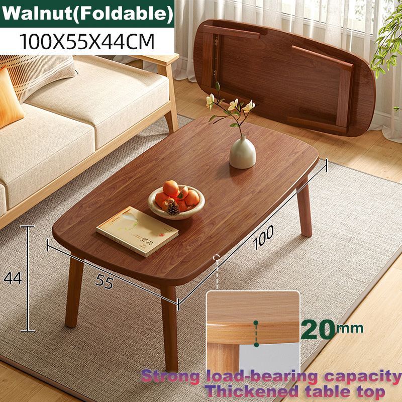 Foldable Solid Wood Table Study Table Mini Table Laptop Table Folding ...