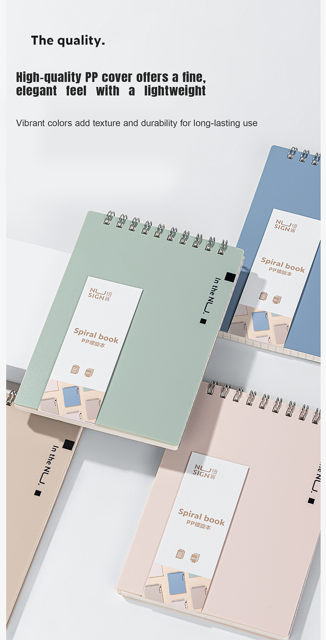 Deli NuSign A6 Spiral Notebook 60 Sheets NS309 | Shopee Philippines