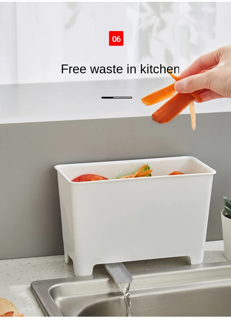 Kitchen Sink Strainer Food Residue Filter Drain Rack Vegetable ...