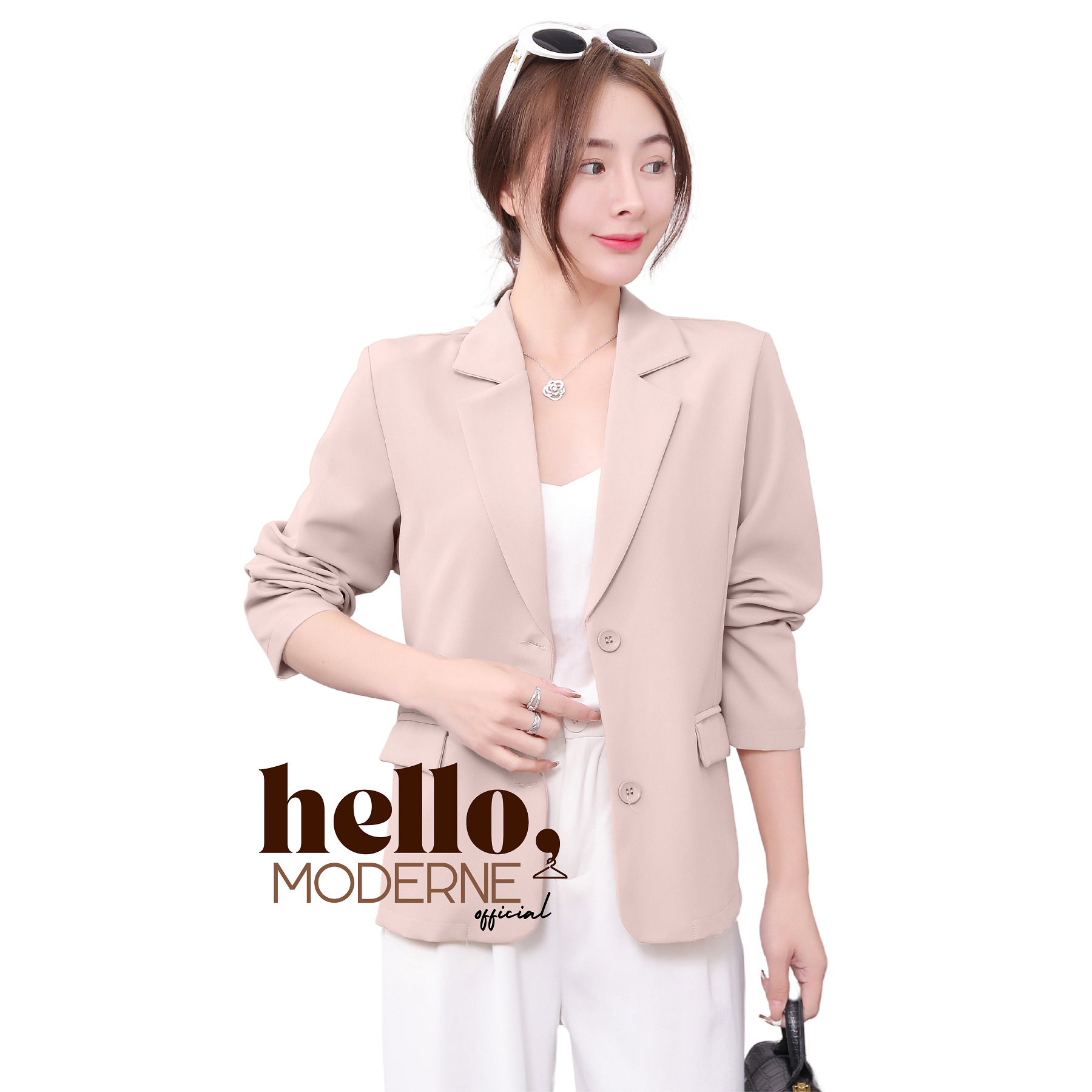 Hello Moderne Women’s Blazer Chic Office Casual Wear S-5XL Premium Fit ...
