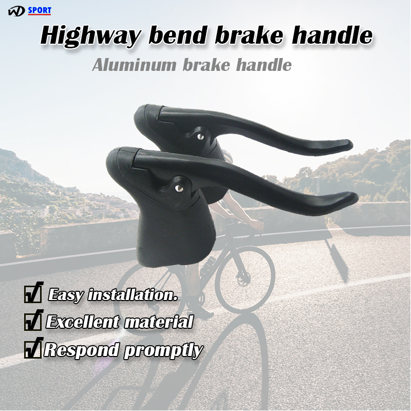 KY 1 pair Fixed Gear aluminium alloy hand brake levers bike accessories ...