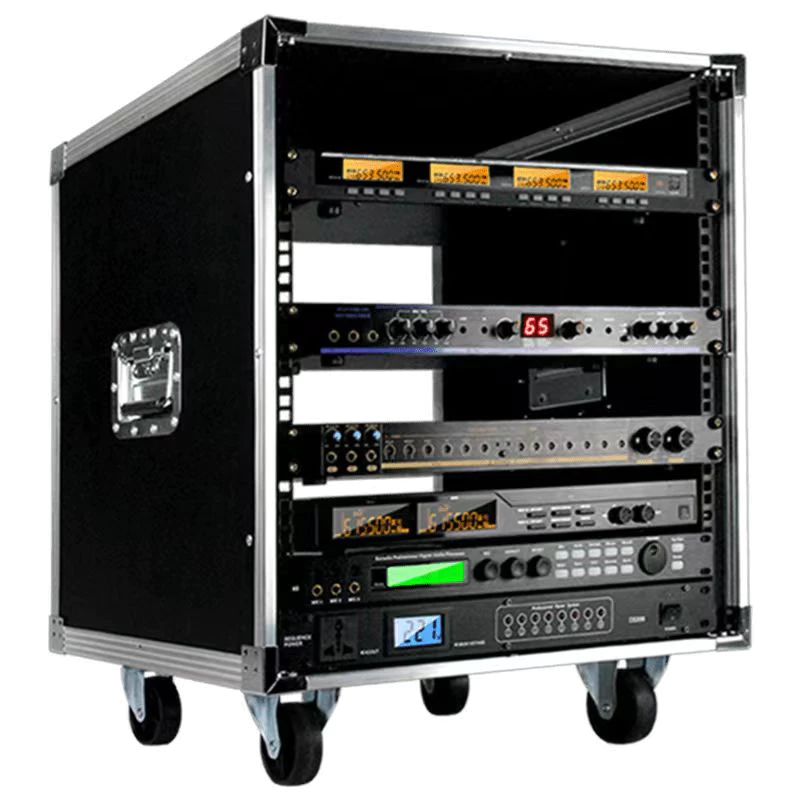 12U Flight Case Power Amplifier Rack Empty Cabinet Touring Case With ...