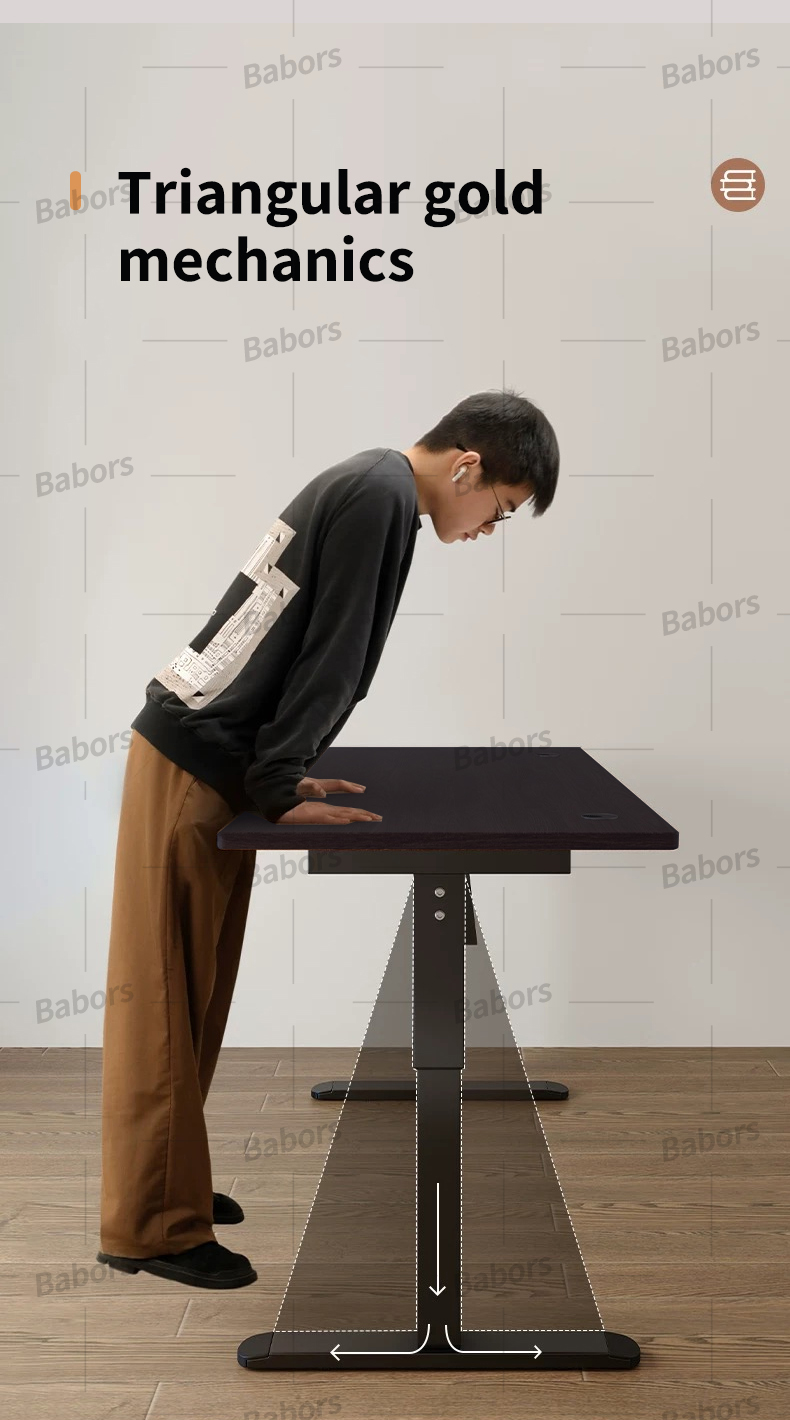 100/120/140 Electric Standing Table Ergonomic Desk Height Adjustable ...