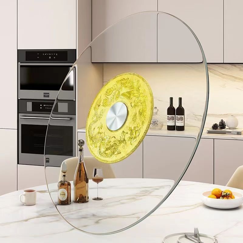 House 360° work table glass table top Tempered glass turntable rotating ...