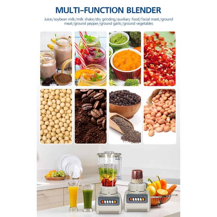 【LEUSE】2-in-1 blender with grinding function - 300W multi-function ...