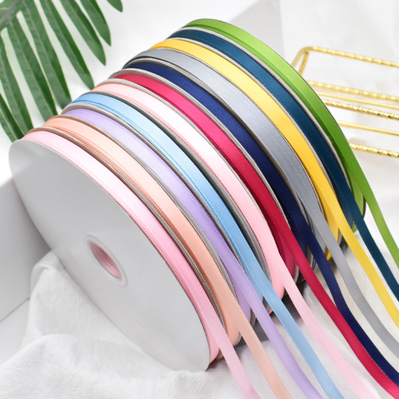 25Yards/Roll 6mmribbon, satin ribbon, decorative ribbon, gift packaging ...