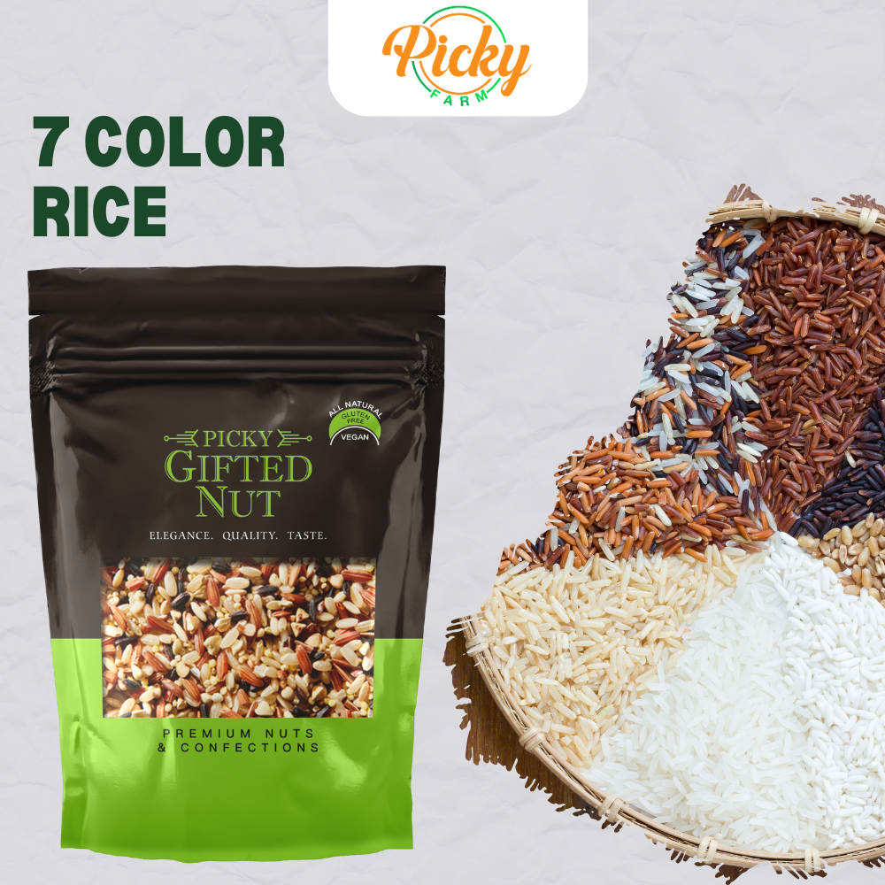 7 Color Rice, 500g to 1kg — Nutritious Multigrain Blend, Rich in Fiber ...