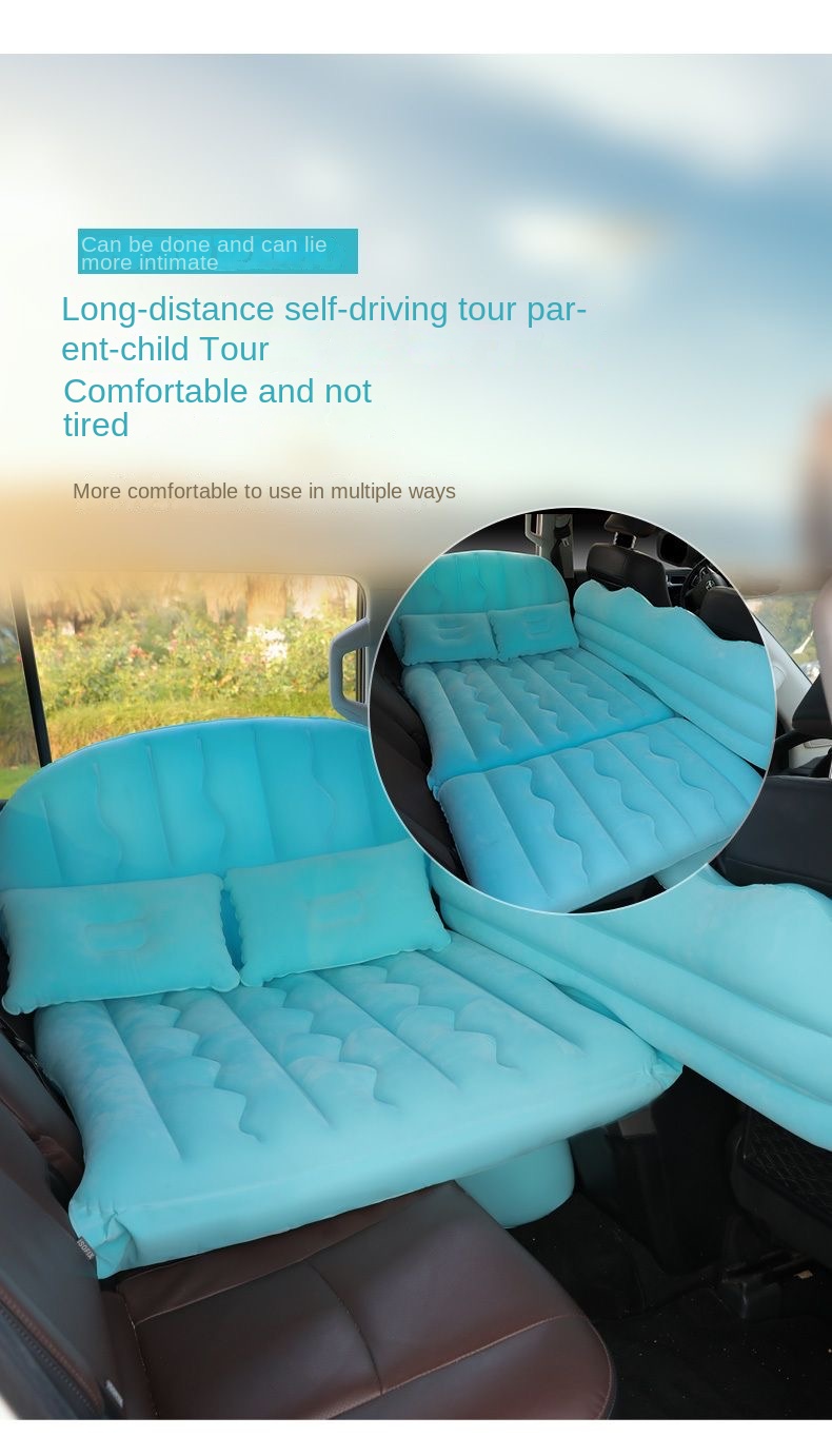 Inflatable Car Air Bed Car Air Mattress Portable Quick Inflating Sofa ...