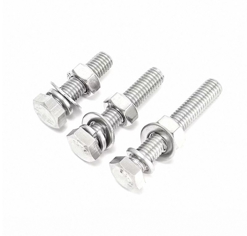 304 STAINLESS M6 Hexagon Screw Set External Hexagon Bolt Hexagon Screw ...
