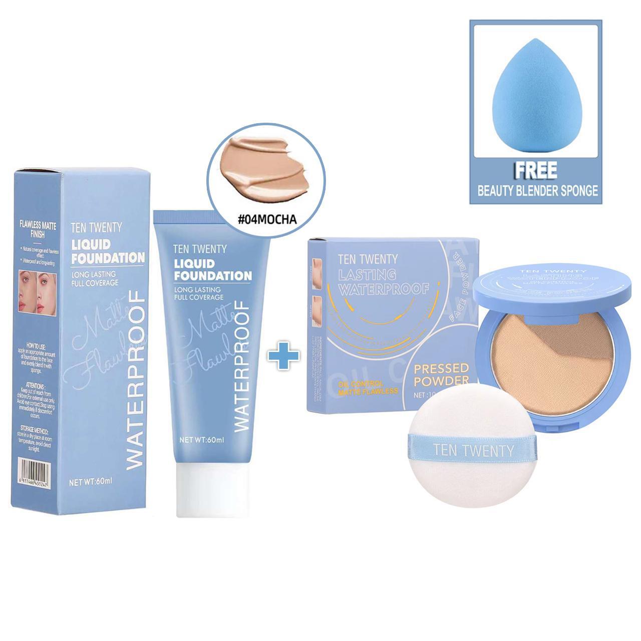 【BUY 1 TAKE 2】Ten Twenty Waterproof Longlasting Flawless Face Powder ...