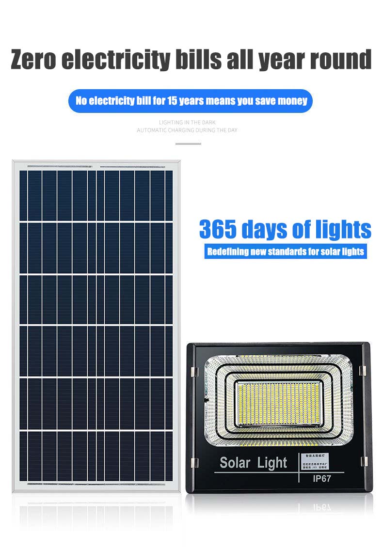 ASL Solar Outdoor Waterproof Flood LED Street Light Indoor Lighting ...
