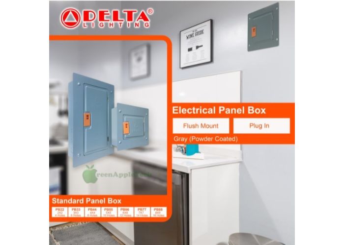 Delta Lighting Standard Panel Box Plug In 2x2/6x6 | Shopee Philippines
