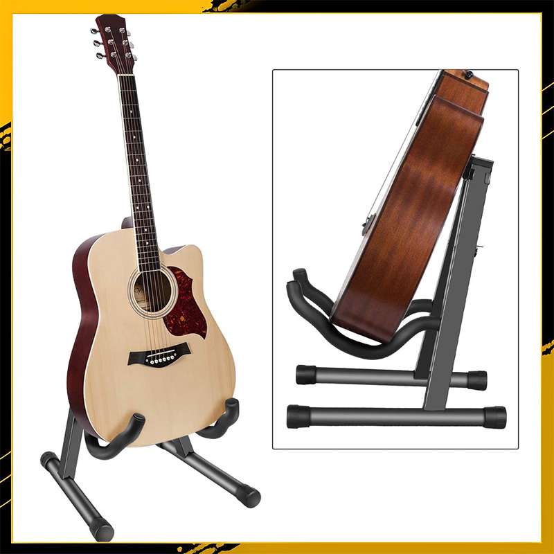 Heart String Guitar Stand Holder Rack Floor Stand Foldable Portable ...