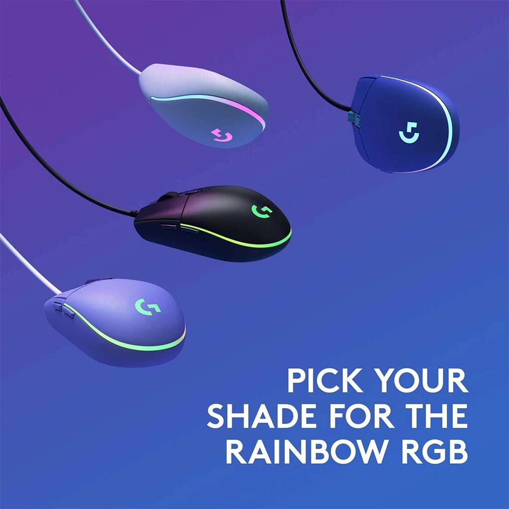 Logitech G203 wired mechanical gaming mouse csgo eat chicken press gun ...