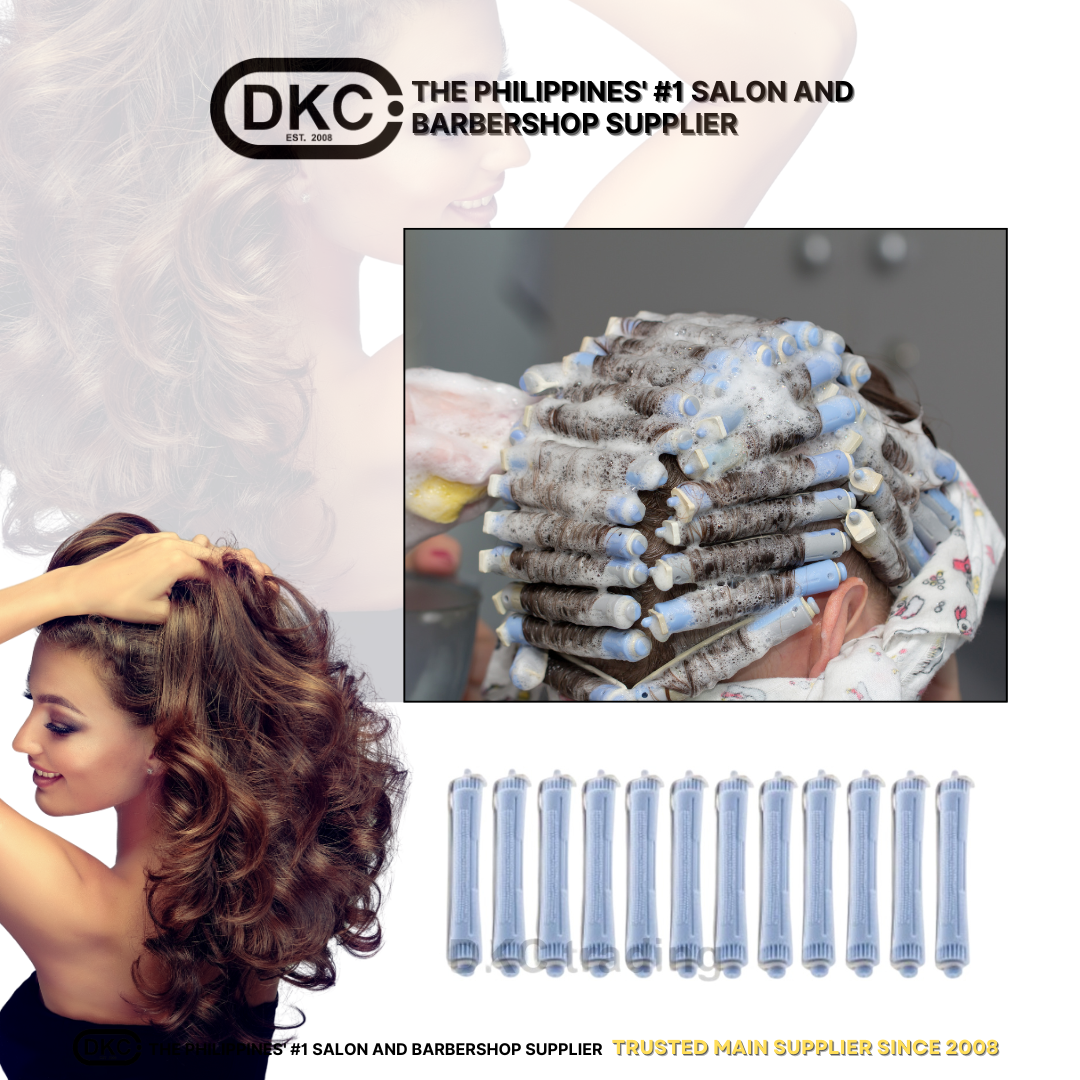 DKC Cold Wave Perming Rods 12Pcs In A Pack For Traditional Perm ...