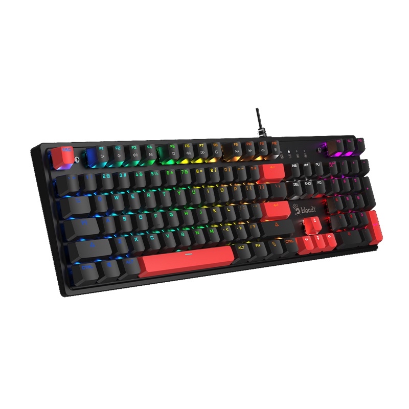 A4TECH BLOODY S520N Mechanical Switch RGB Gaming Keyboard, Hot ...