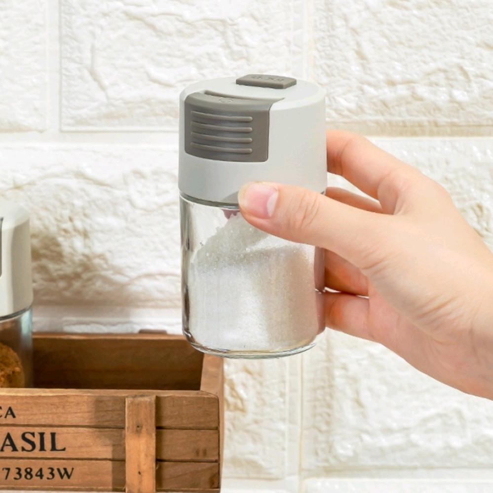 Seasoning Bottle 0.5g Press Type Control Salt Shaker 100ML Anti-caton ...
