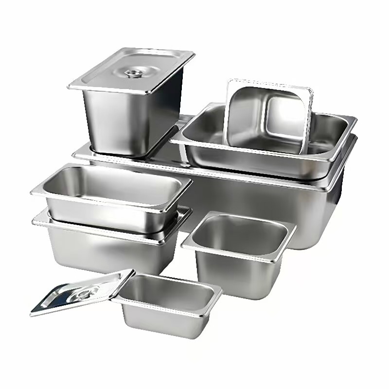 Stainless Steel Food Warmer Food Container Storage Food Pans Sauce Pans ...