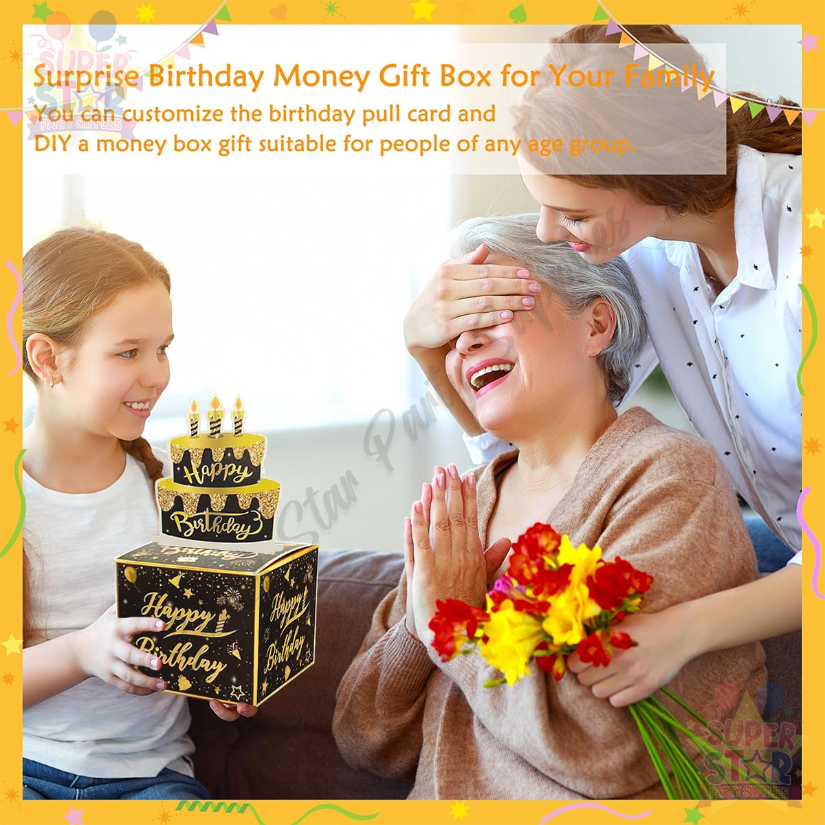 Funny Money Box Surprise Gift Idea For Friend Birthday DIY Pull-Out ...