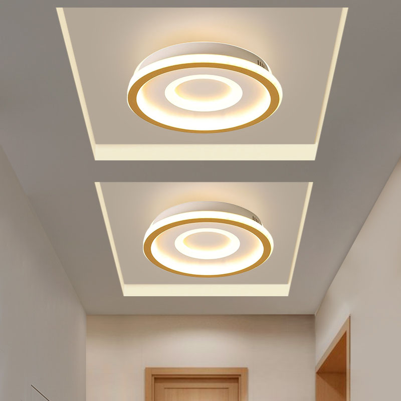 LED Ceiling Lamp Nordic Tri-color Round Acrylic Ceiling Light ...