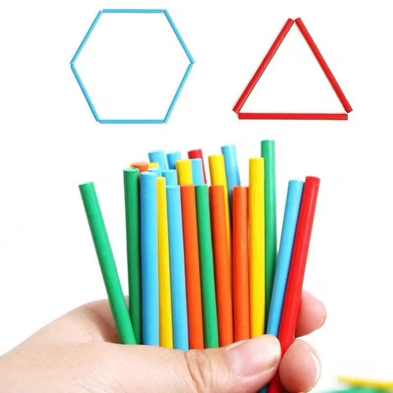 J King #Digital Building Blocks Count Sticks Education Wooden Toys ...