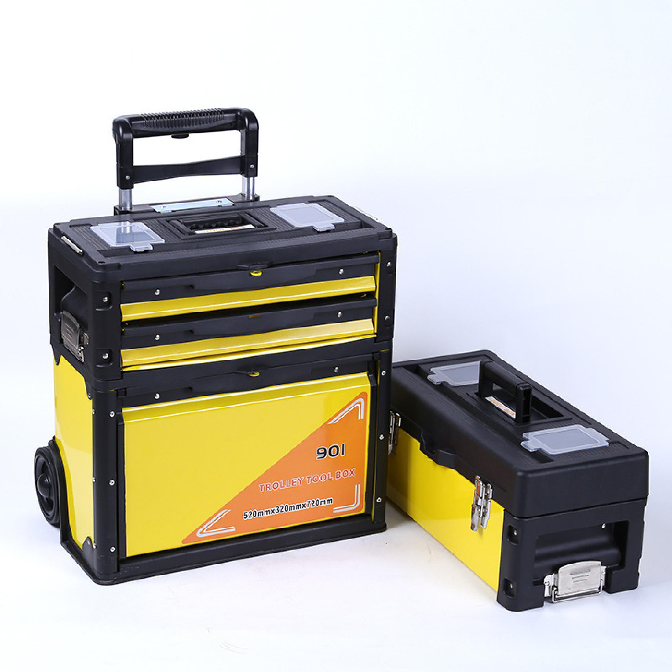 Multi Tool Box Trolley Type 3 in 1 Tool Box Toolbox W/ Wheels Hardware ...