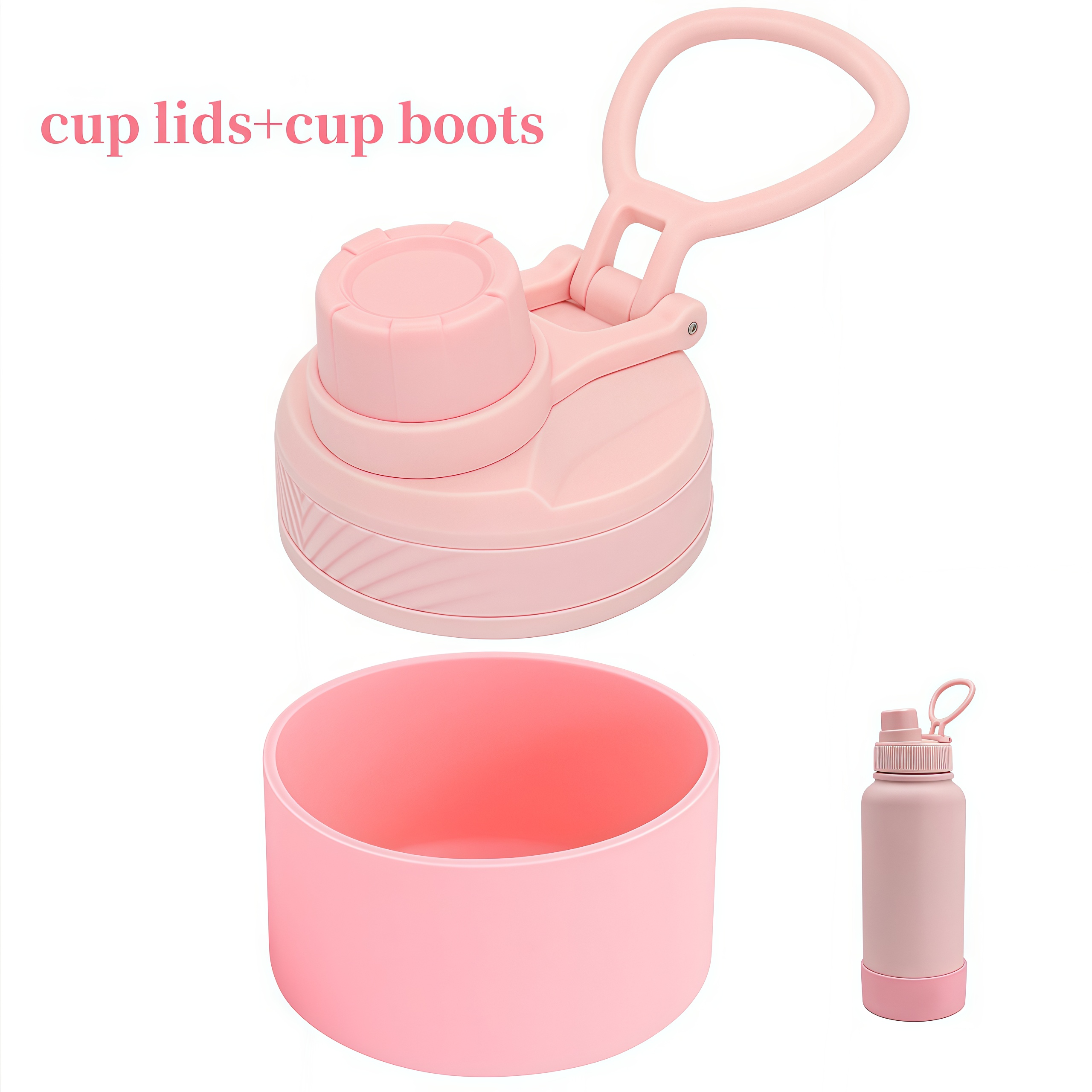 COD Flask Sports Boots+Cup Lid Colorful Big for Wide Mouth Water ...